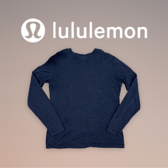 lululemon athletica Other - LULULEMON | Men’s Navy Blue V-Neck Long Sleeve